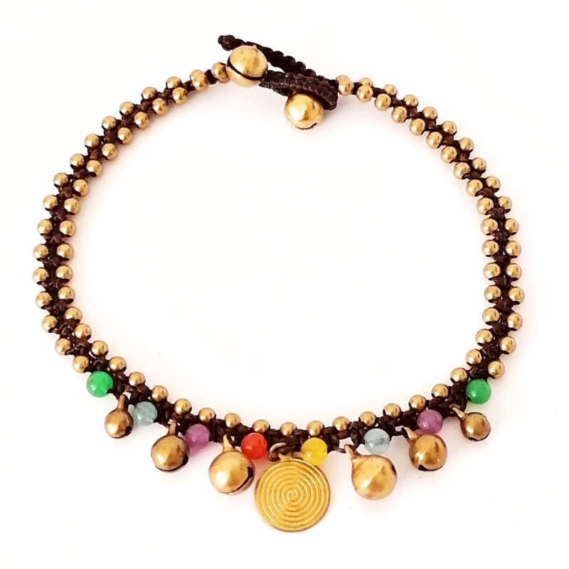 Bratara-picior-femei-margele-alama-BP-FMA-013