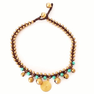 Bratara-picior-femei-margele-alama-BP-FMA-014