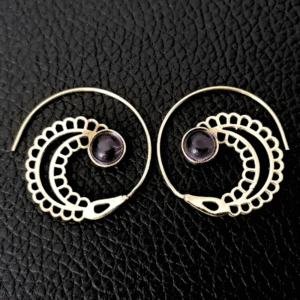 Cercei-tribal-metal-nickelat-auriu-piatra-CT-MN-AP-002