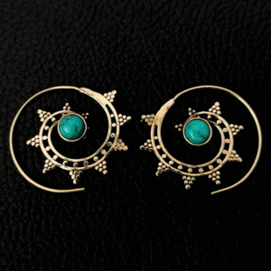 Cercei-tribal-metal-nickelat-auriu-piatra-CT-MN-AP-006