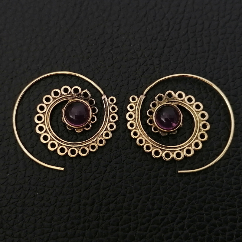 Cercei-tribal-metal-nickelat-auriu-piatra-CT-MN-AP-007