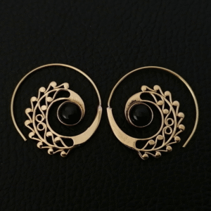 Cercei-tribal-metal-nickelat-auriu-piatra-CT-MN-AP-009