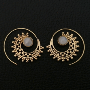 Cercei-tribal-metal-nickelat-auriu-piatra-CT-MN-AP-010